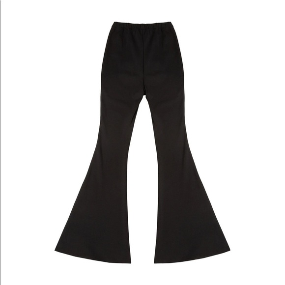 boyed. Black a Bit of Flare Stretch High Waisted Pants NWT Size Small - Picture 3 of 10